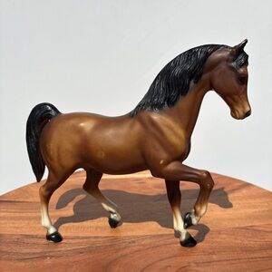 Vintage Breyer Molding Horse USA Marked Brown Black Tail
